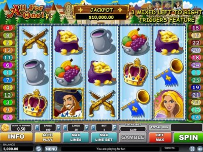 Игровой аппарат All For One от Habanero