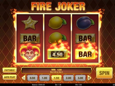 Слот Fire Joker производителя Play'n GO