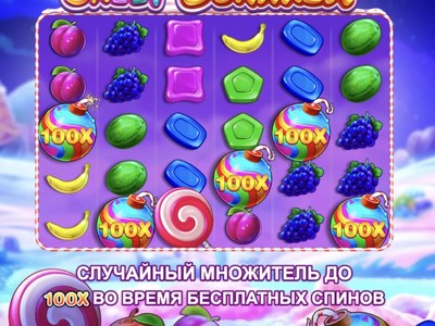 Игровой аппарат Sweet Bonanza студии Pragmatic Play